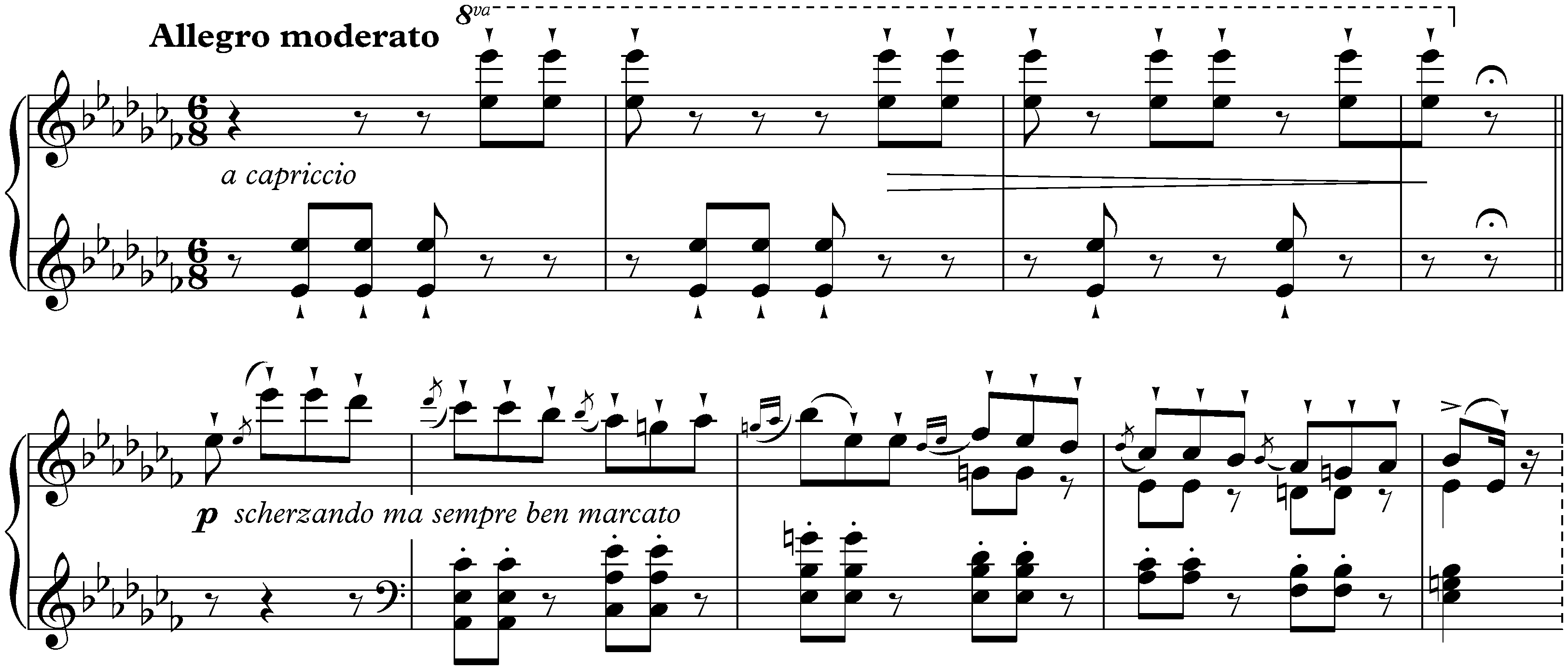 Six Études d’exécution transcendante d’après Paganini, S. 140; 3. A-flat minor