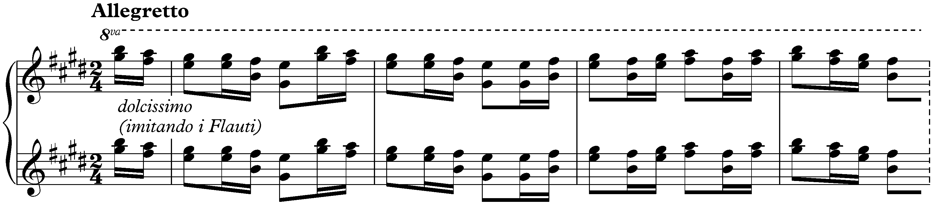 Six Études d’exécution transcendante d’après Paganini, S. 140; 5b. E major