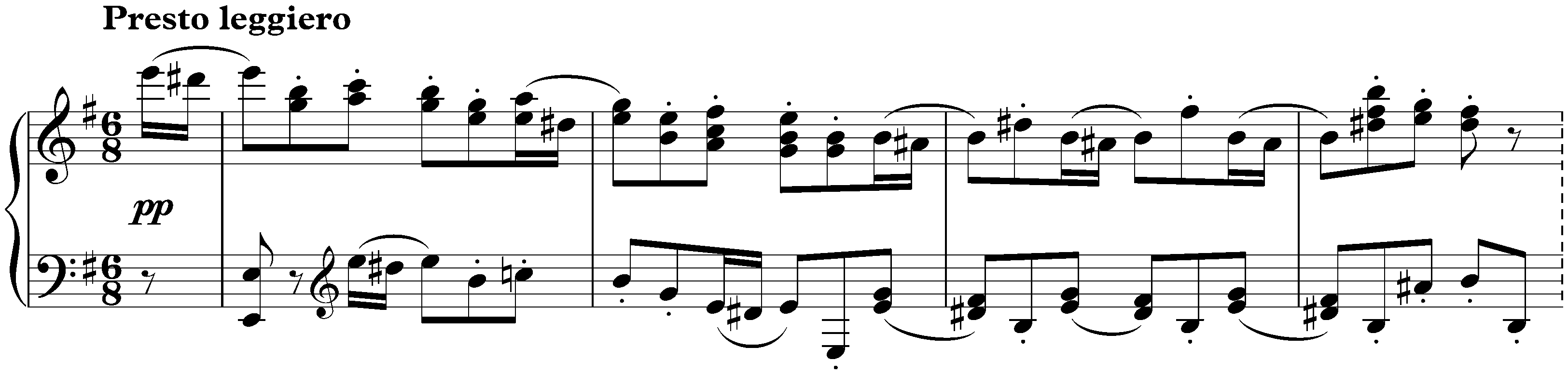 Rondo capriccioso in E major, op. 14