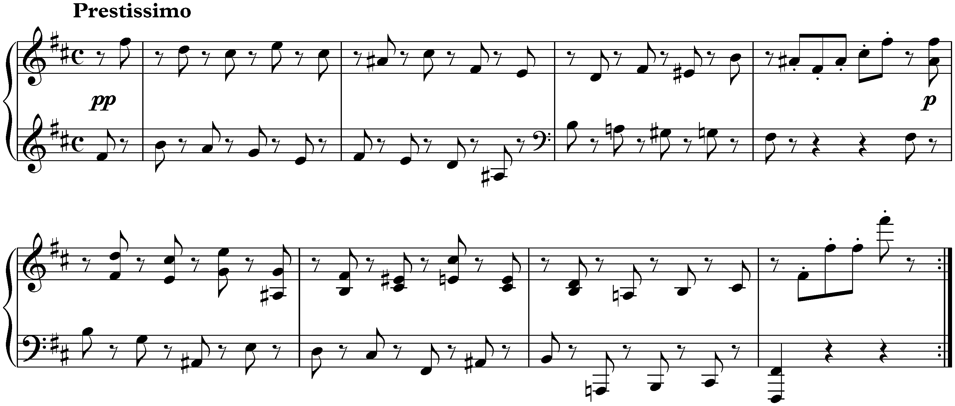 Scherzo in B minor, MWV U 69